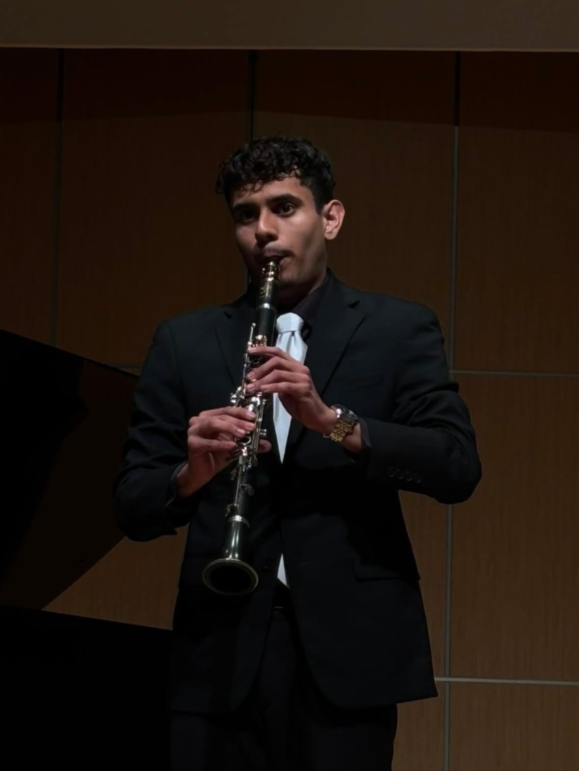 Daniel Espinoza and pianist in recital