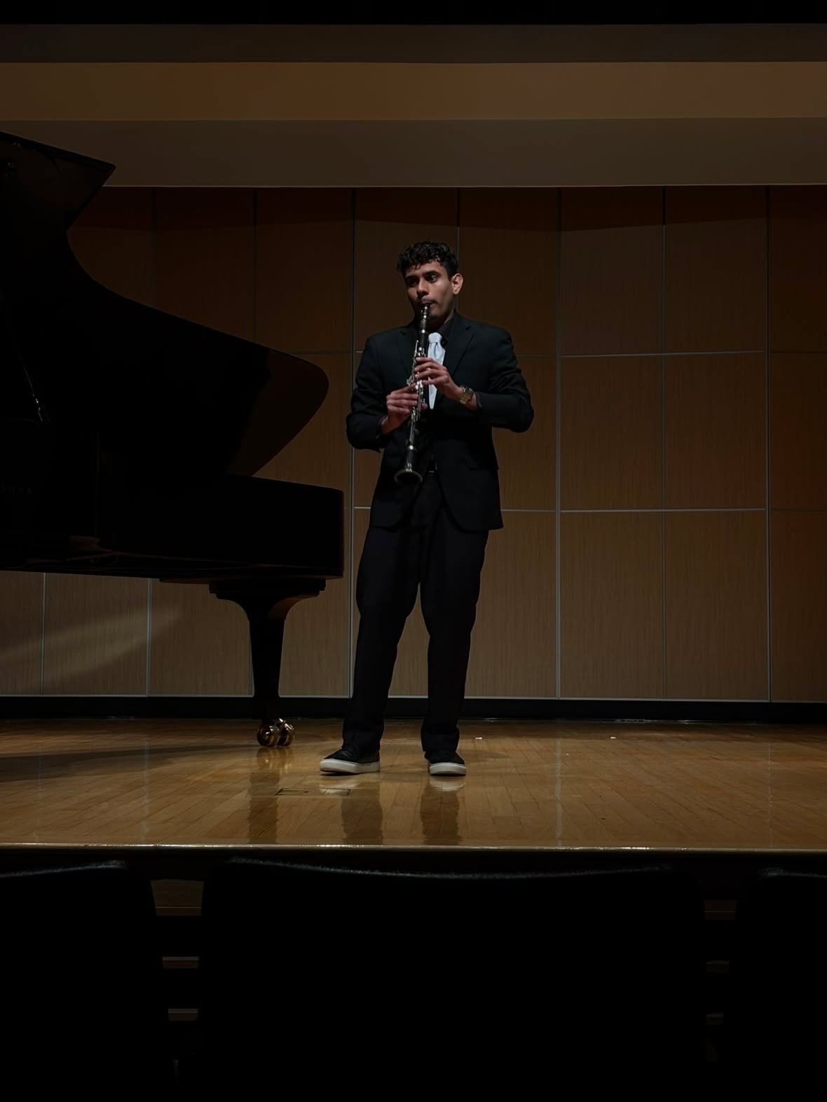 Daniel Espinoza on stage
